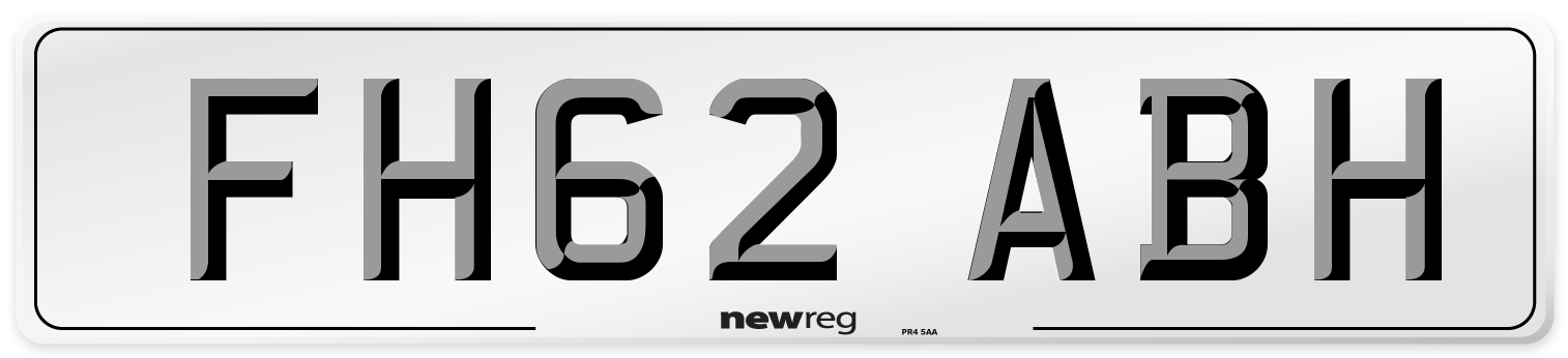 FH62 ABH Number Plate from New Reg
